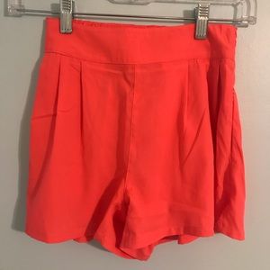 American Eagle Bright Pink Coral Culotte Shorts